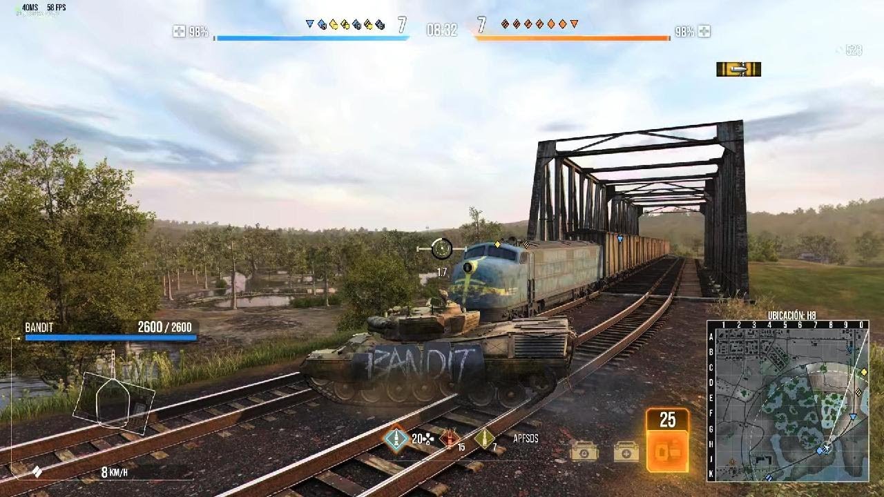 Tanque mediano de guerra fria era 2 Bandit +8000 de damage loqura de partida  🫡