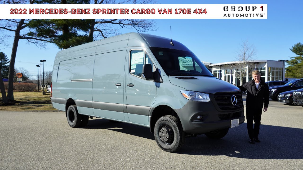 2022 Mercedes-Benz Sprinter Cargo Van 170E 4x4 | Video Tour with Roger