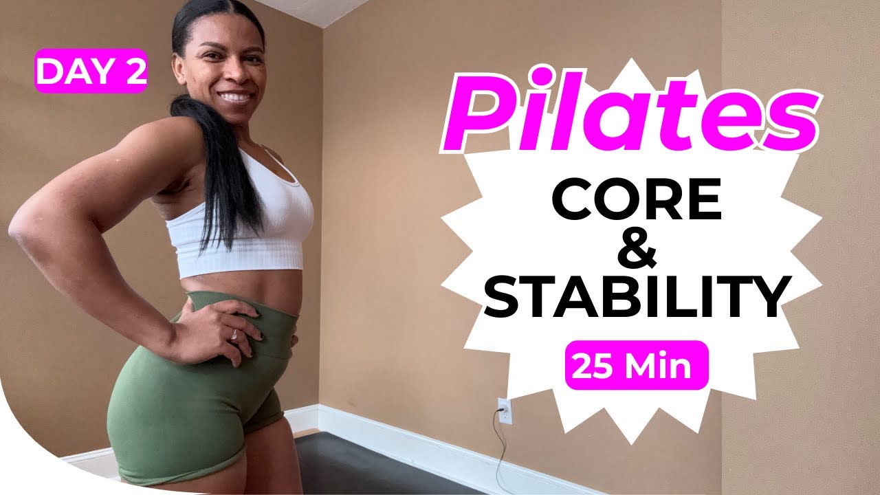 25 Min Wall Pilates for CORE & STABILITY | 14 Day Wall Pilates Challenge – Day 2