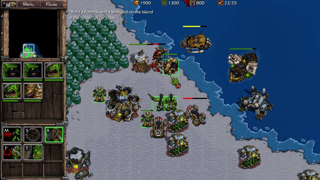 Warcraft 2 TOD Remastered Campaign No Commentary The Razing of Tyr's Hand