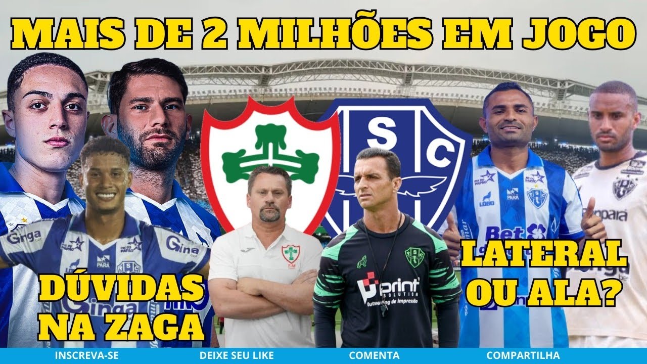 PAYSANDU ENFRENTA HOJE A PORTUGUESA/SP