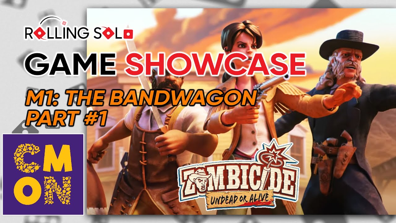 Zombicide: Undead or Alive | Solo Playthrough | How To Play | Mission 1: The Bandwagon | Part #1