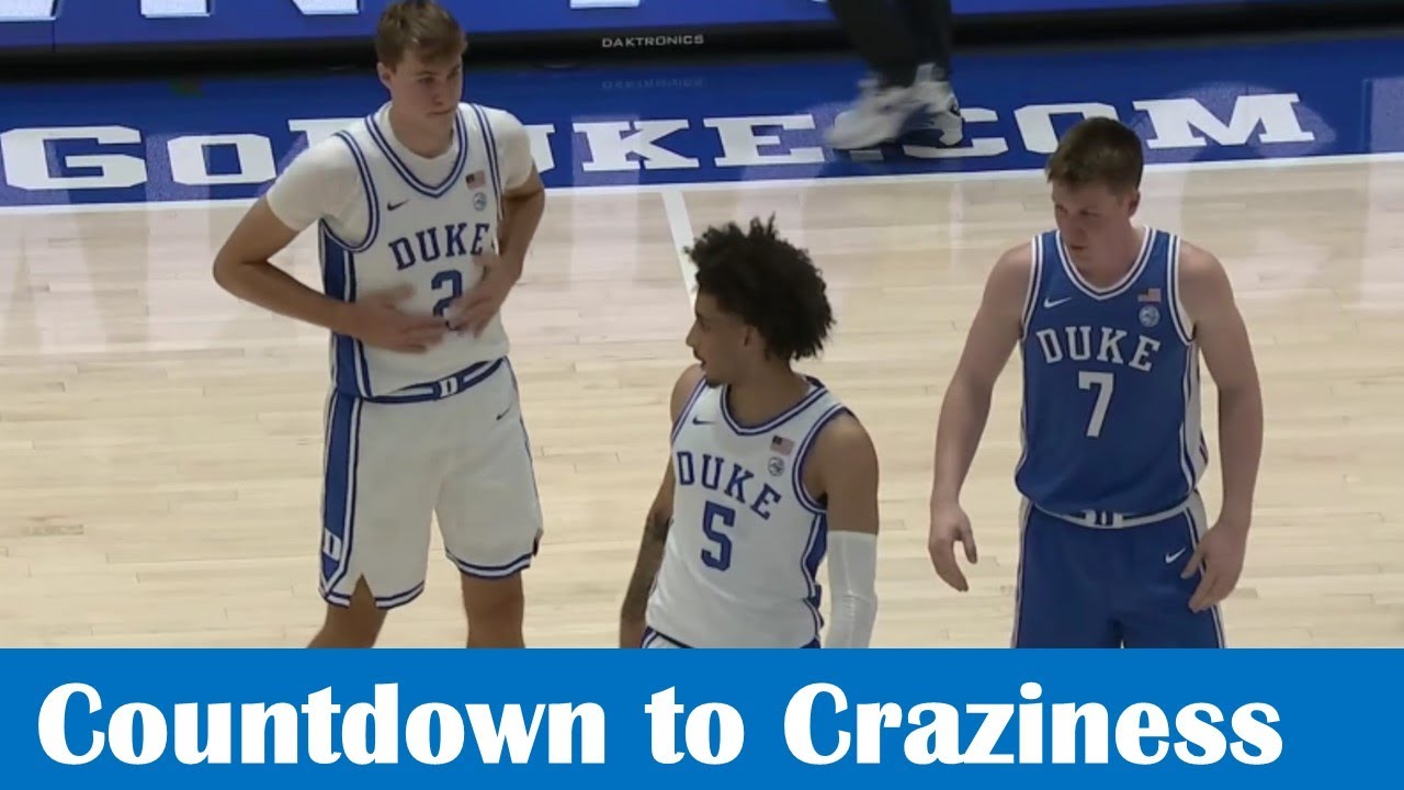 Team Blue vs Team White, 2024 Duke Basketball Countdown to Craziness