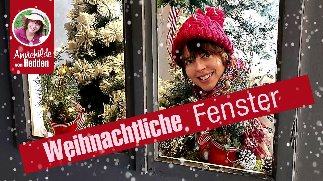 Advenstdeko für eure Fenster, DIY Weihnachtsdekoration