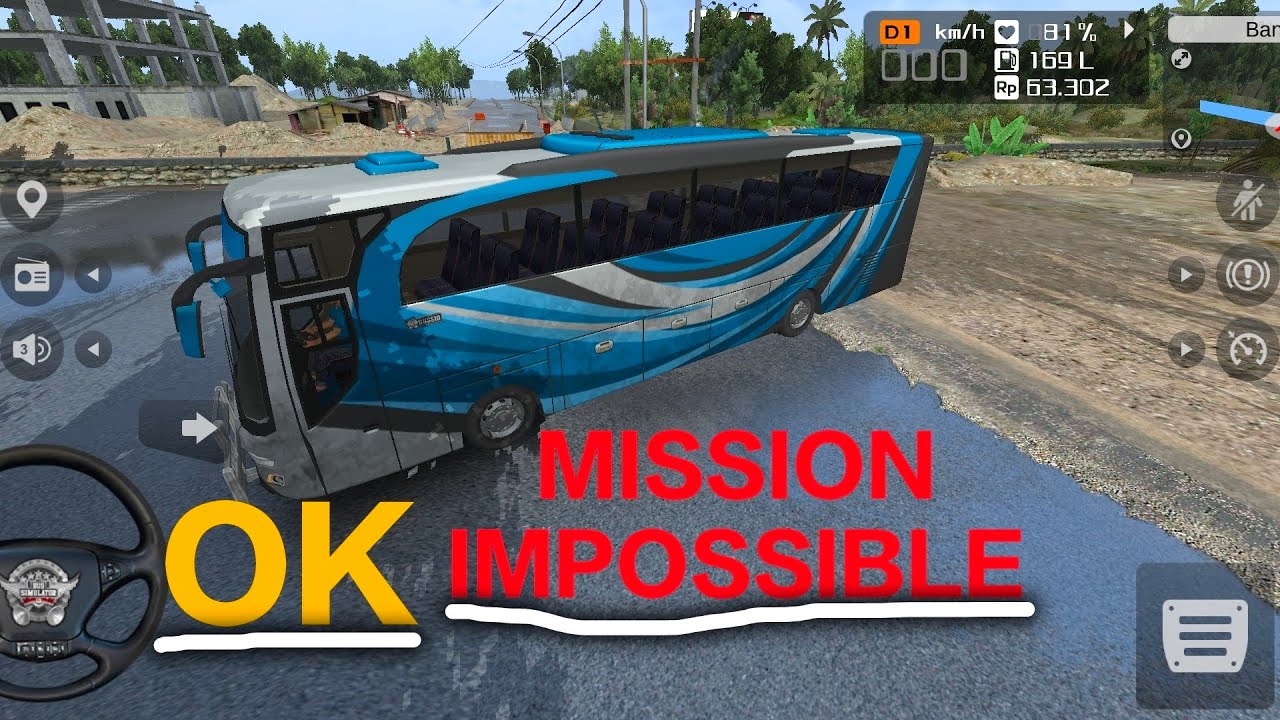 MISSION IMPOSSIBLE 😲🔥 || Dangerous Driving In Night 🌃🌉 || Bus Simulator game 🎯 || #simulatorgames 