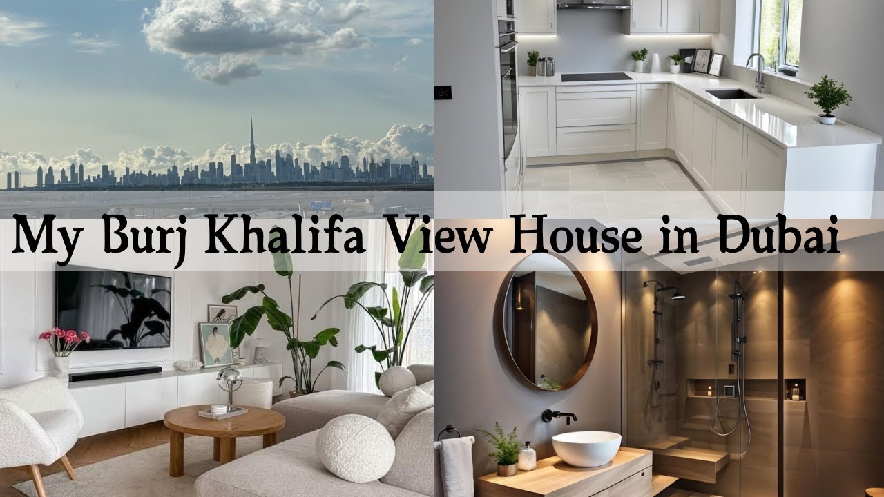 My Burj Khalifa View House in Dubai | My Home Tour