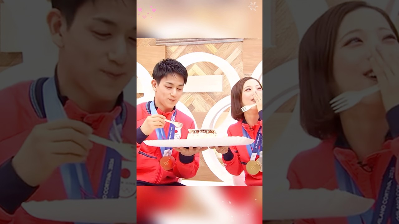 These Miura & Kihara interactions will melt your heart.❤️ #usa🇺🇸#tiktok #figureskating#miurakihara