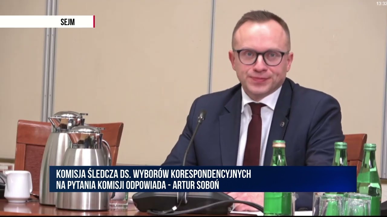 Artur Soboń odpowiada na pytania komisji ds. wyborów korespondencyjnych | TV Republika
