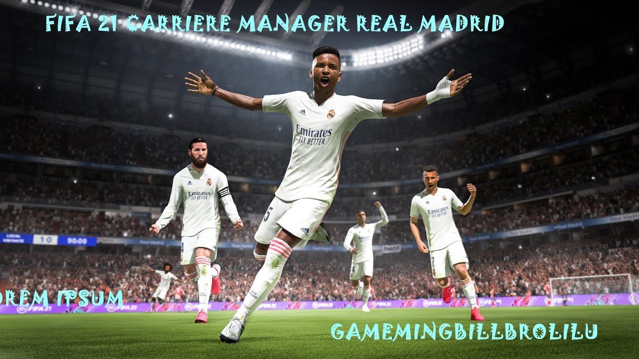 FIFA 21 PS5 carrière Real Madrid