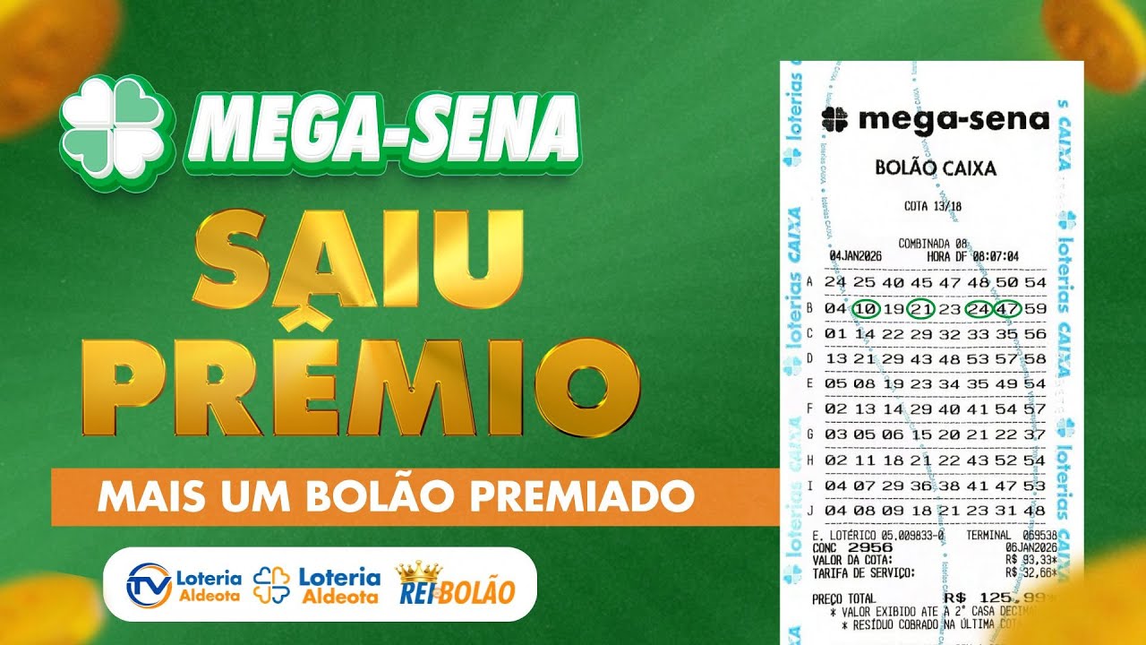 Pagamos Pr&ecirc;mio na Mega-Sena 2956 &ndash; Confira o Bol&atilde;o Premiado