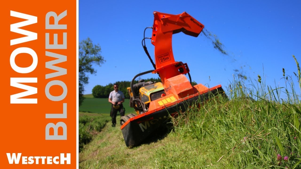 MOWBLOWER – Böschung mähen per Fernbedienung – sicher und sauber!