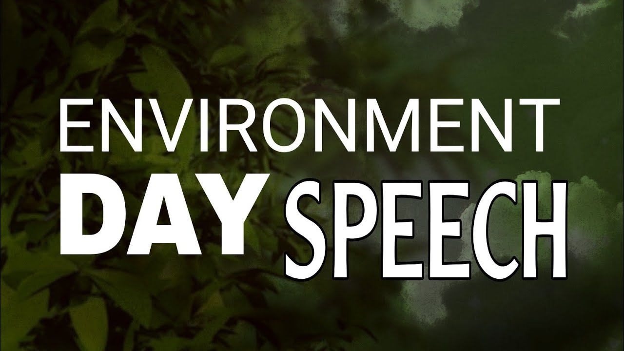 Speech on world environment day | Need of Ecosystem Restoration | English