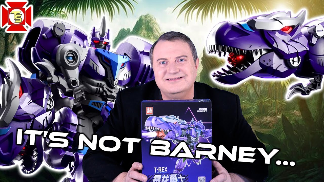 TRANSFORMERS BW MEGATRON Third-Party T-Rex Figure Review