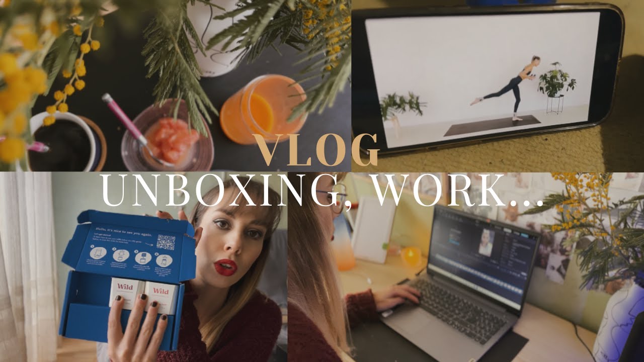 Vlog | Unboxing, work...