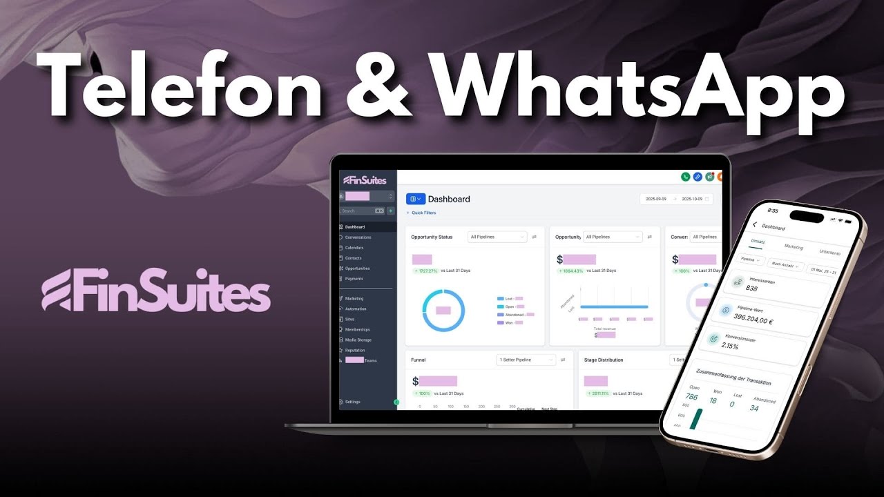 Live Workshop: WhatsApp, Nummern & Automatisierung mit FinSuites