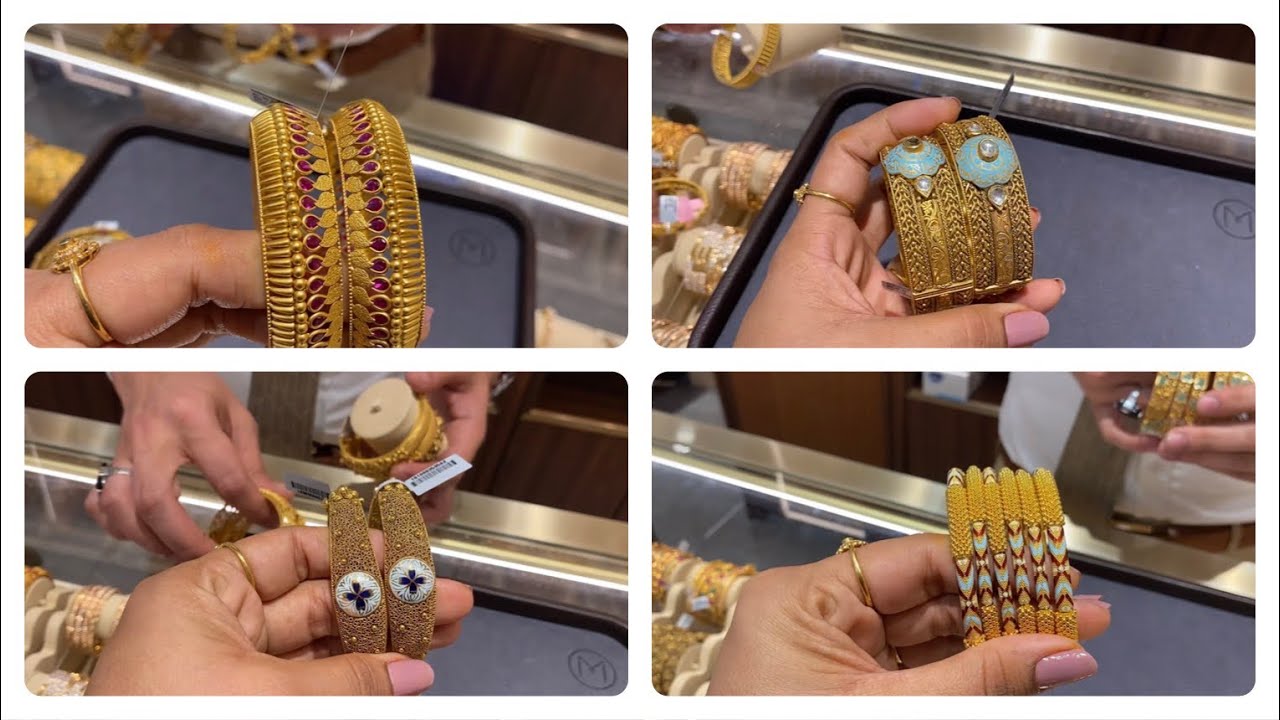 Antique bangle collection from Malabar gold and Diamond