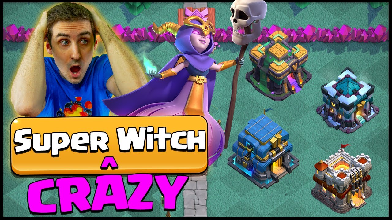 Super Witches at LOWER Town Halls! The EASY Way!