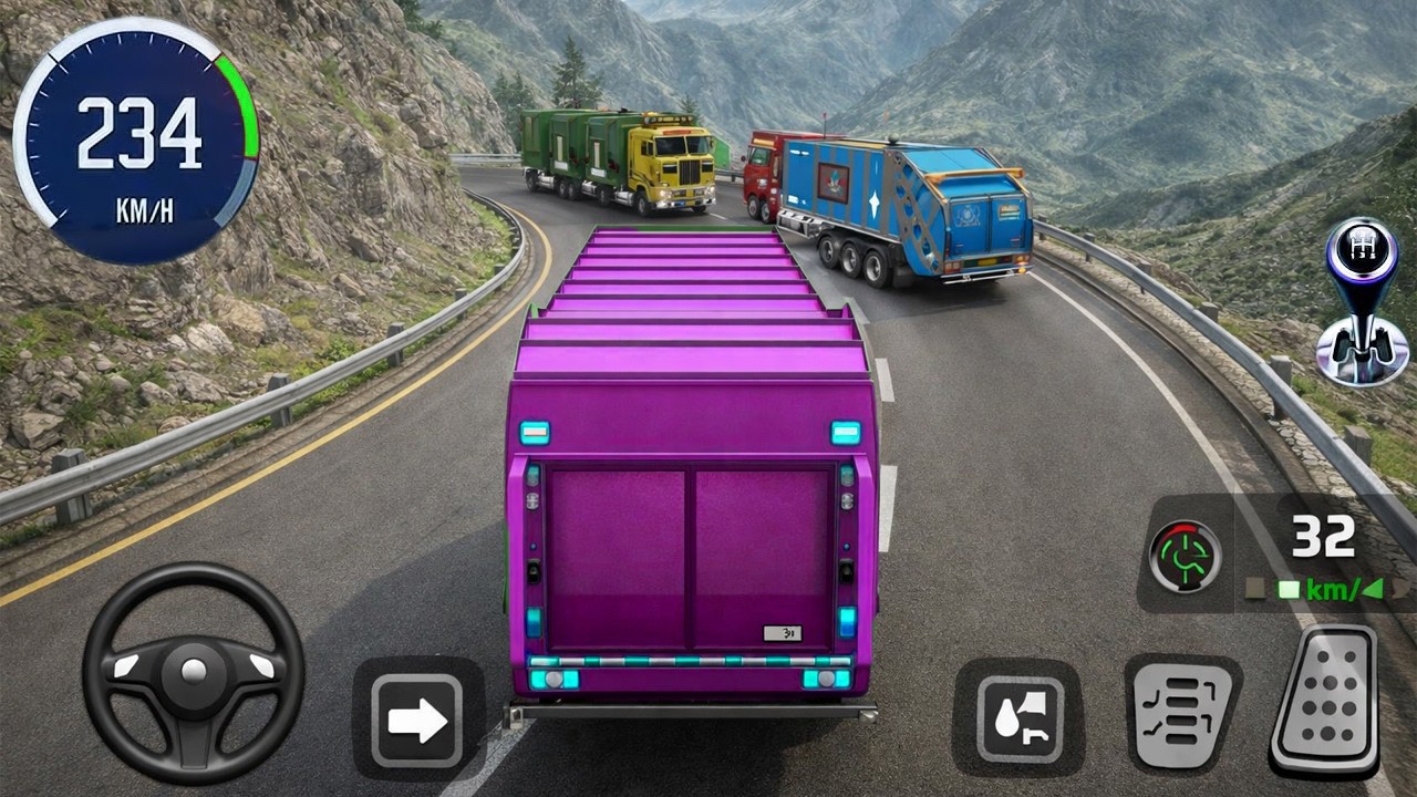 Garbage Truck Simulator Game Gameplay – Realistic City Trash Collection Driving | Mecho Gaming