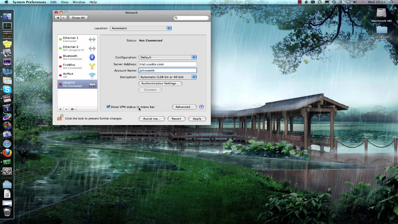 How to Configure MAC OS-X VPN