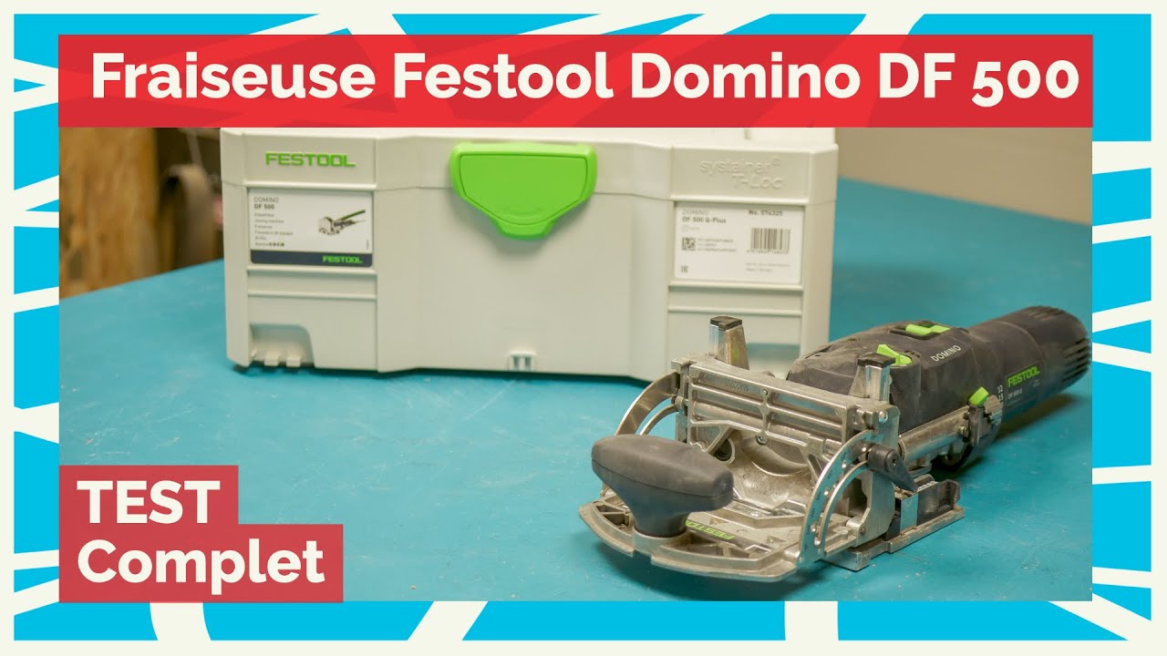 TEST ✅ Festool - Fraiseuse Domino DF 500 - La pause café de BichonTV