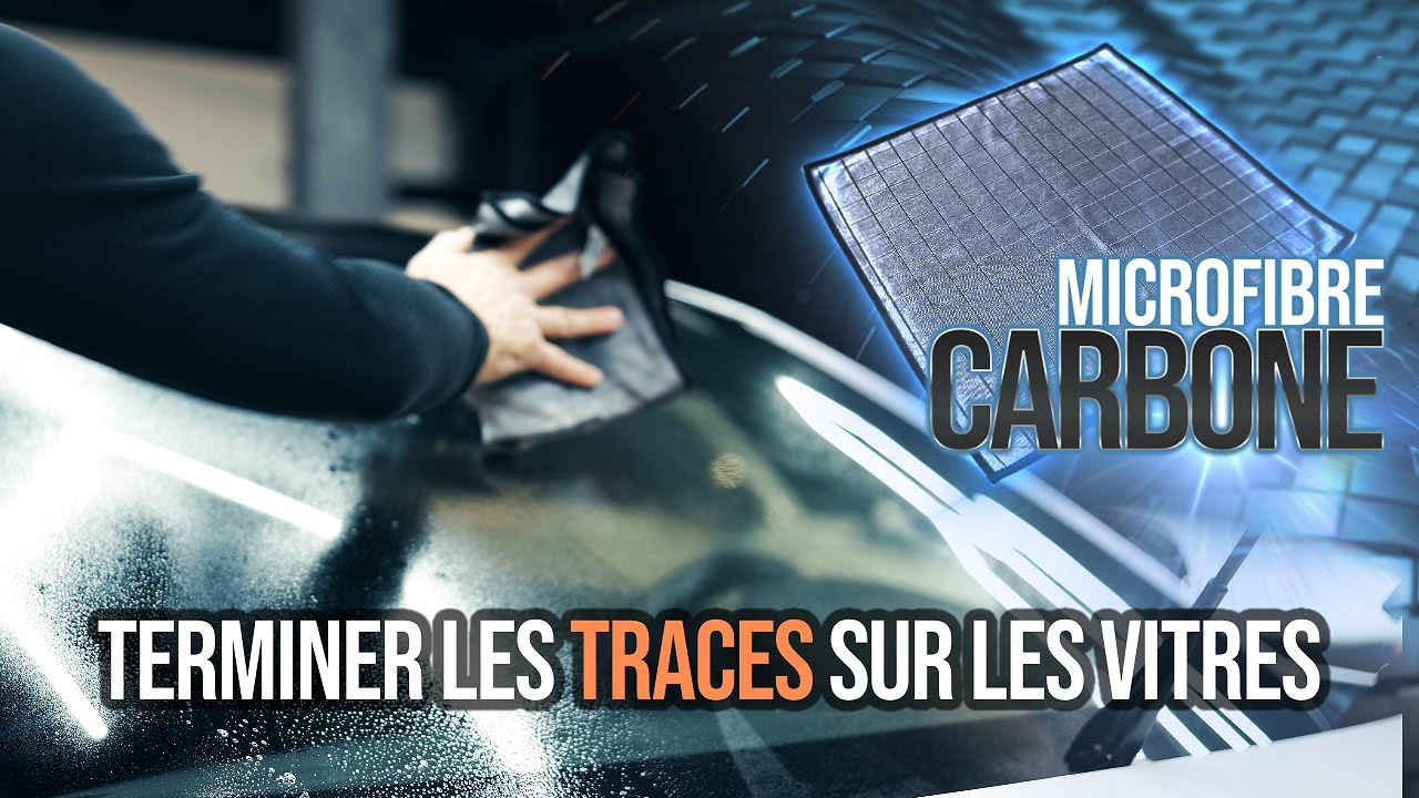 FINI LES TRACES SUR LES VITRES !!! MICROFIBRE CARBONE !!!!!!