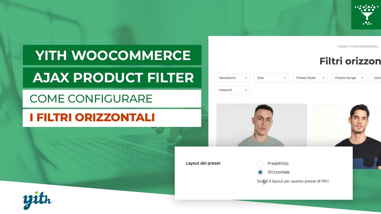 YITH AJAX Product Filter for WooCommerce: come utilizzare i filtri orizzontali