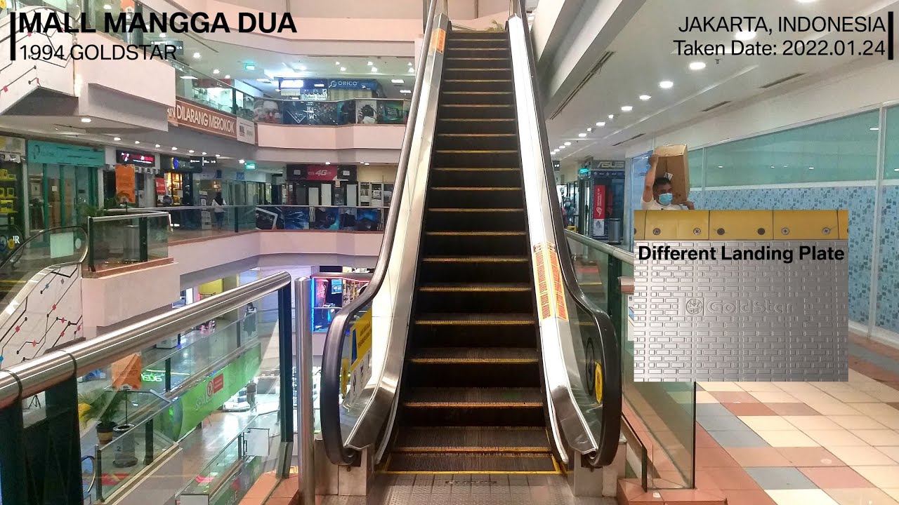 Goldstar Escalators at Mall Mangga Dua, Jakarta