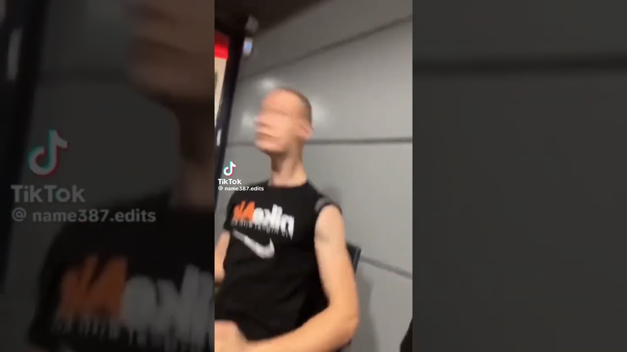 Bald Russian Guys Slaps His Own Head