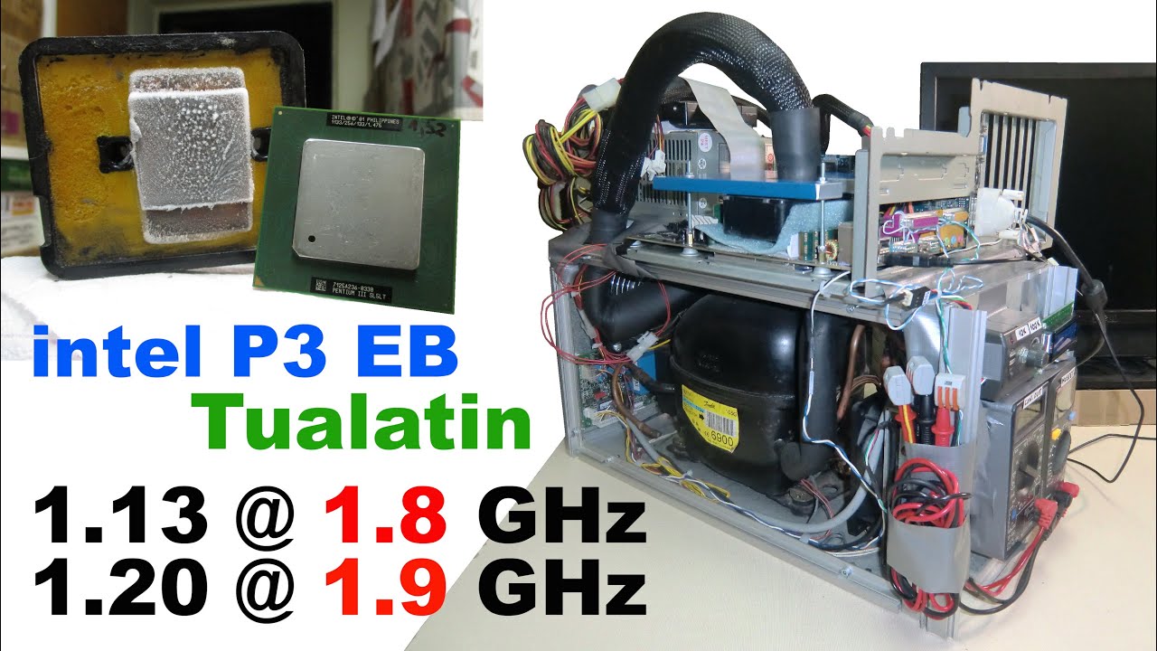 Pentium 3 EB Tualatin - compressor overclocking with voltmod
