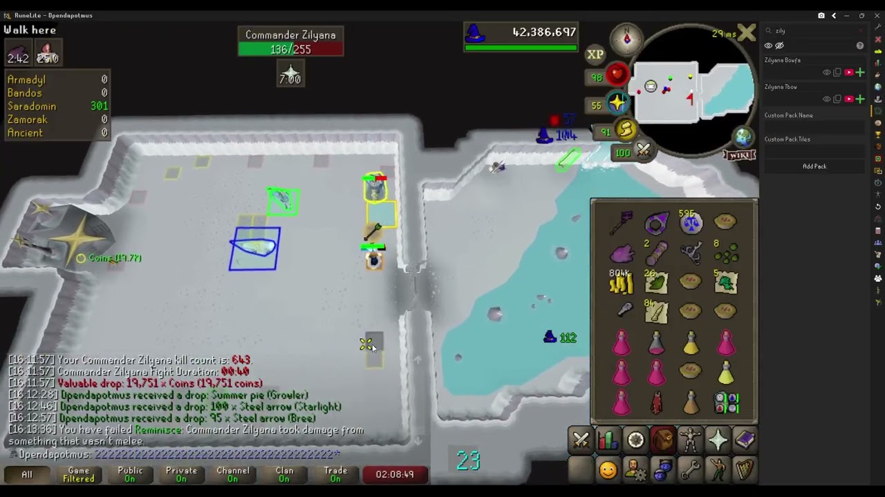 OSRS Zilyana 2026 Shadow Kite Method + 3 stack minions