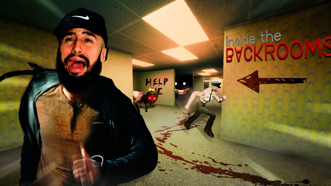 PENSE NUNS CABA FROXO PRA JOGO DE TERROR kkkkkkkjjj - INSIDE THE BACKROOMS [CO-OP]