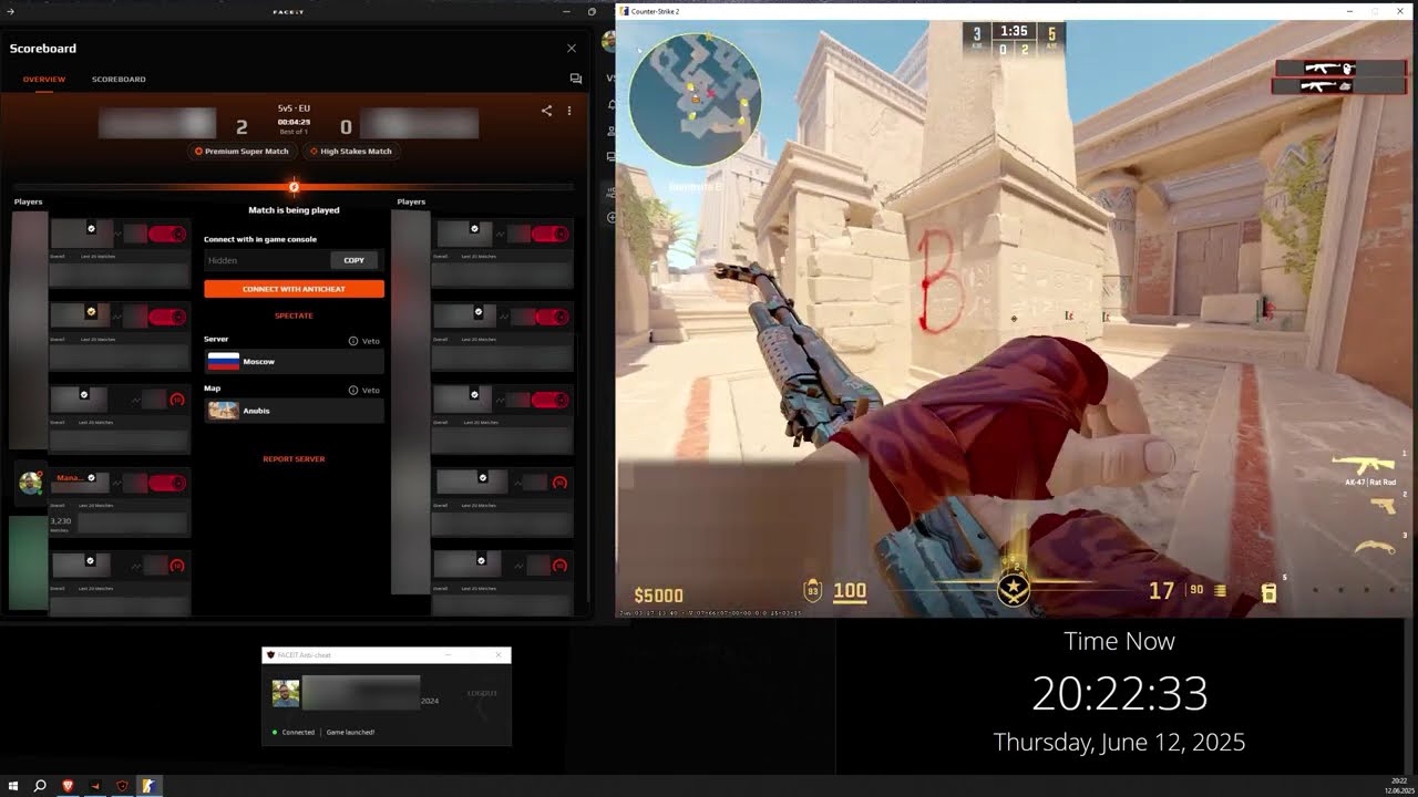 High Elo on Faceit &mdash; Undetected Cheat - Esp - Aimbot - Rcs - SilentAim - Proof!