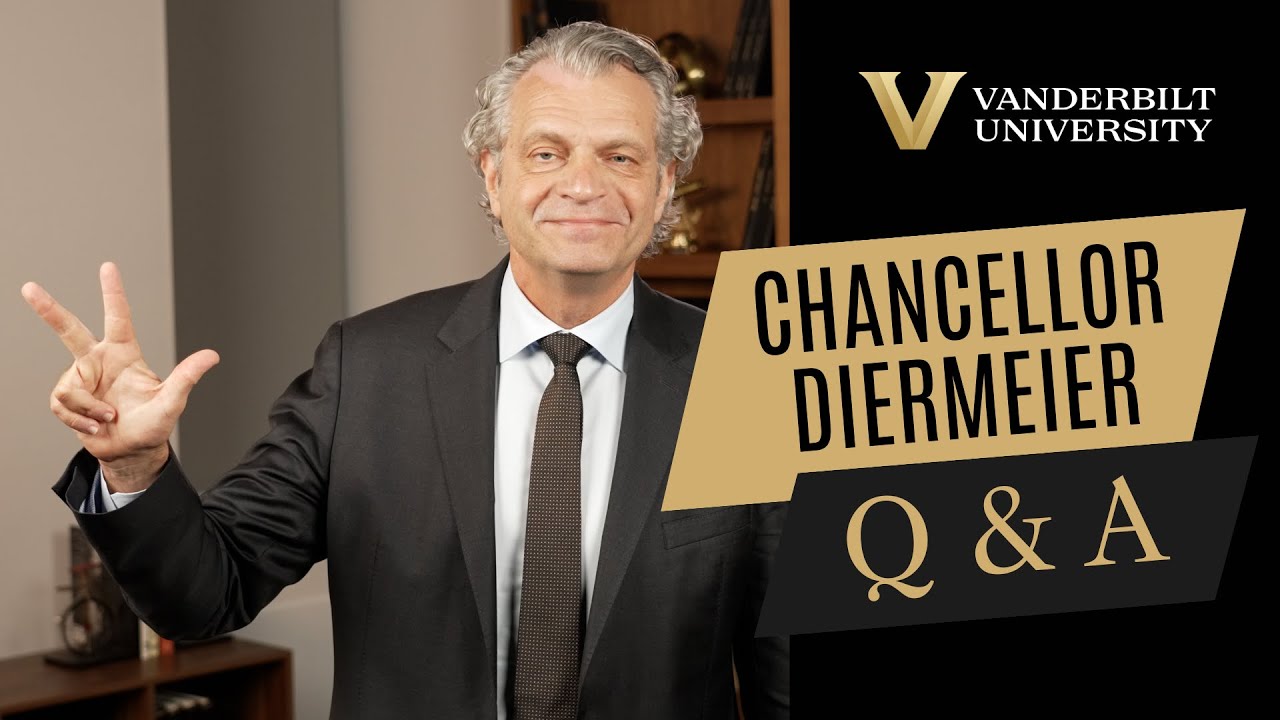 Q&A with Vanderbilt University's Chancellor Daniel Diermeier