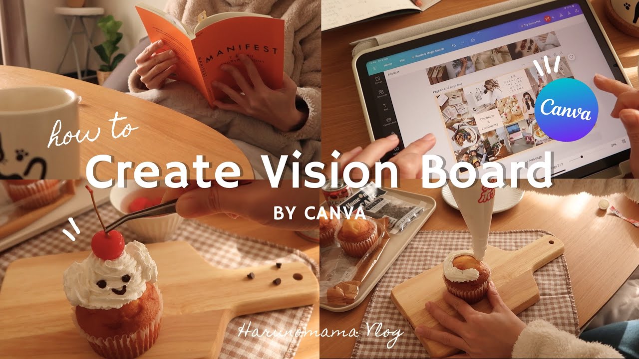 💫Making Digital Vision Board using Pinterest and Canva | แชร์วิธีทำ Vision Board ง่ายๆด้วย Canva