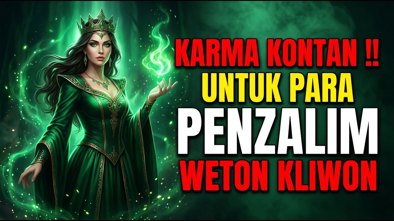 KARMA INSTAN‼️ Musuh Weton Kliwon Pasti Bangkrut & Jatuh Miskin (Rahasia 5 Pusaka Gaib)