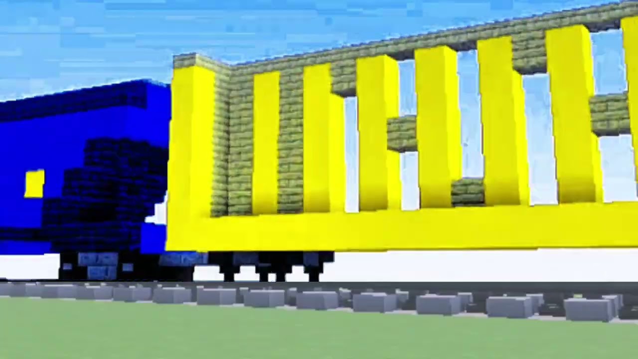 Minecraft CSX Longest Manifest Train animation 