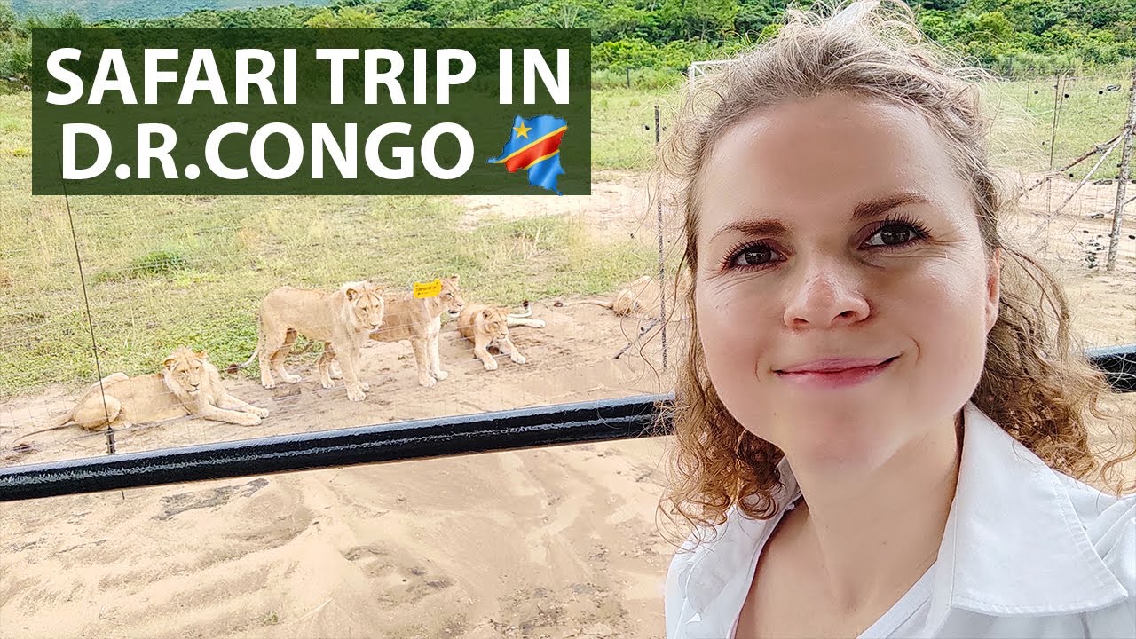 Beautiful Safari Tour 🦛🏞️🦁in Central Africa, D.R.Congo 🇨🇩 (+ Русские субтитры)