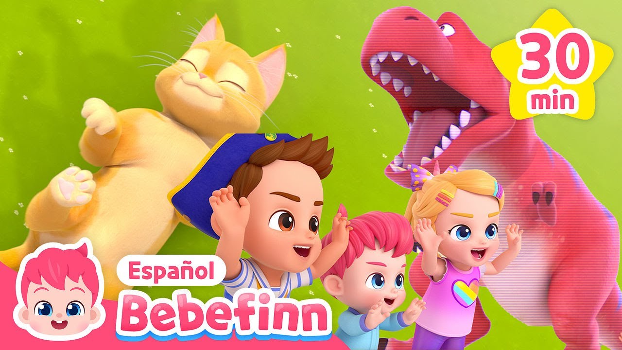 Cantemos y Bailemos con los Animales🐱 | Mueve el Cuerpo🎶 | Bebefinn Canciones Infantiles