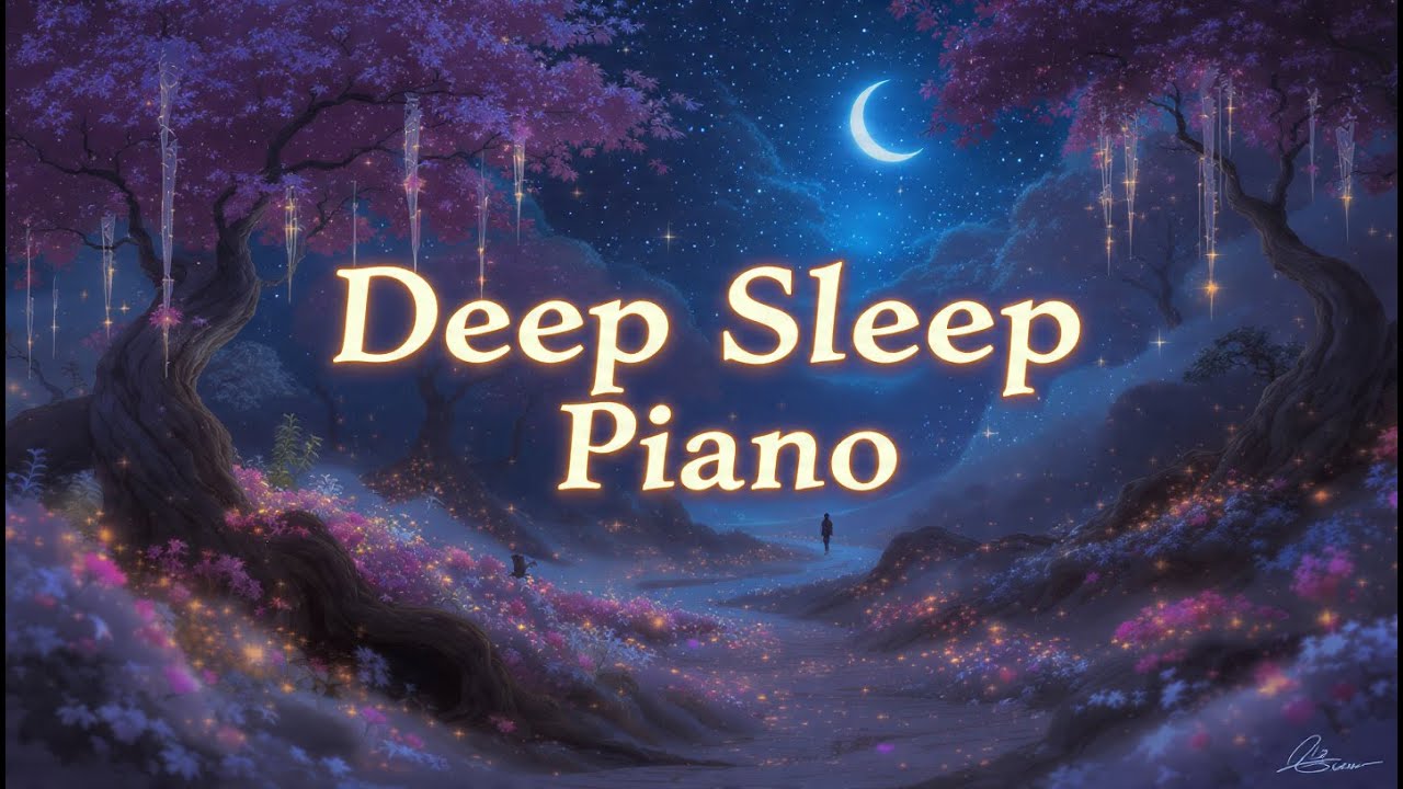 Gentle Snowfall Lullaby: A Sleepy Piano Instrumental for Tranquil Winter Nights ❄️