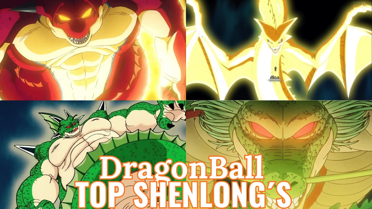 TOP DRAGÕES MAIS FORTES de Dragon Ball — Quem é o VERDADEIRO Deus dos Desejos?