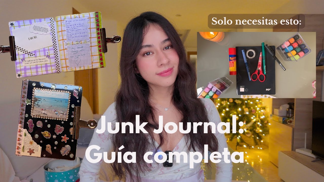 Empieza tu Junk Journal conmigo 👯‍♀️| materiales, portada,ideas y primeras páginas