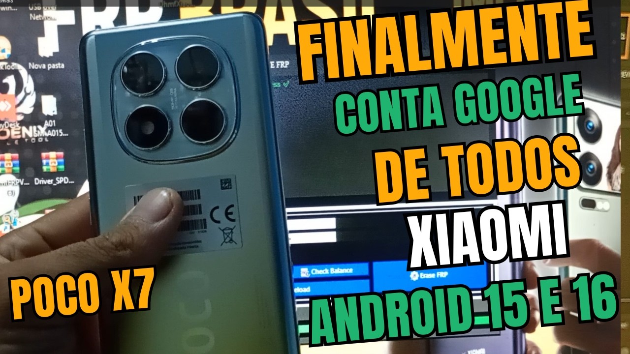 Como remover conta Google de todos os Xiaomi Android 15 e 16 (2026)