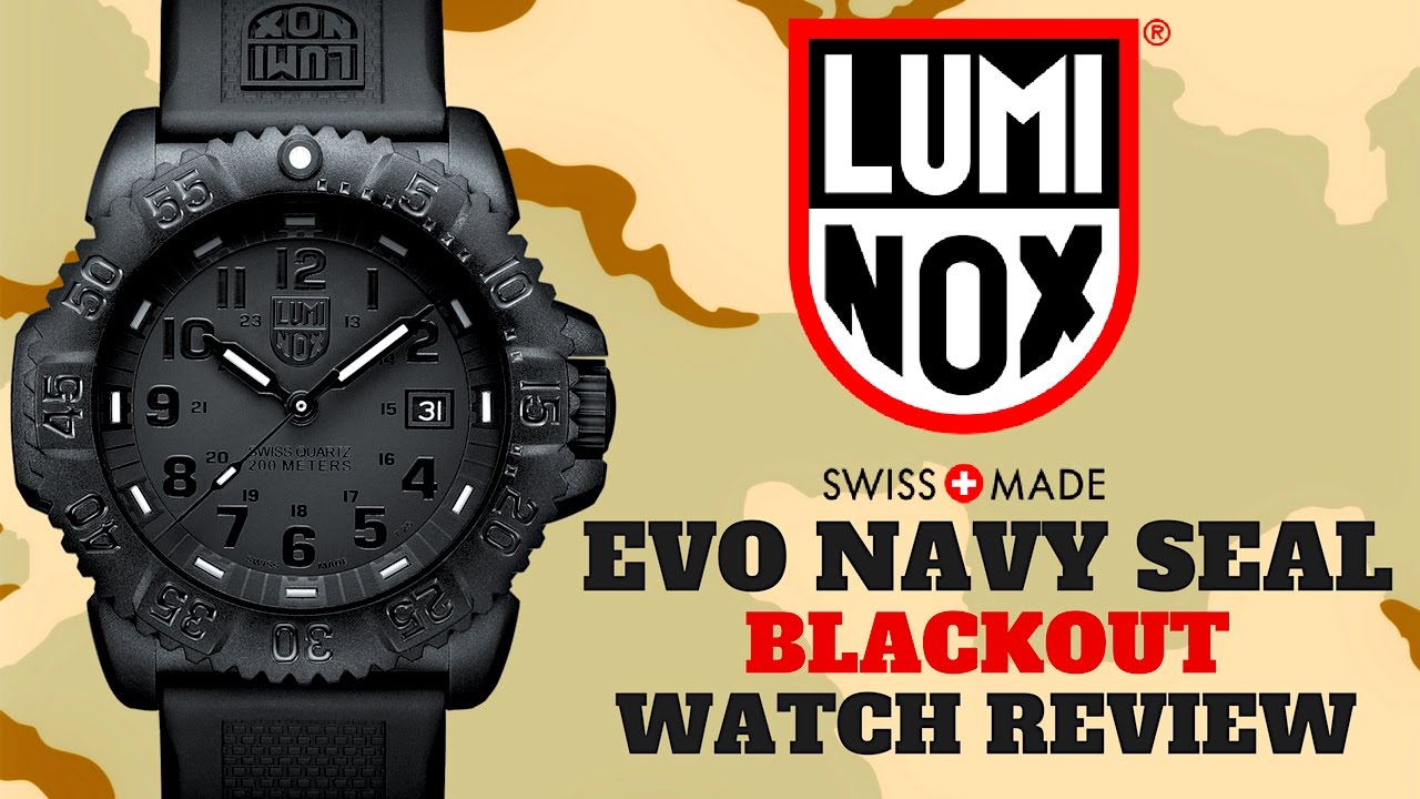 Luminox Evo Navy Seal Blackout Military Watch Review Model: 3051.BLACKOUT