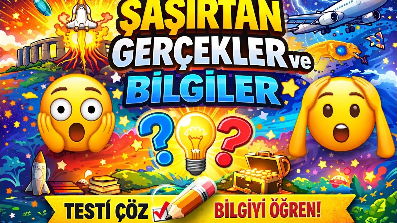 50 Soruluk Genel Kültür Testi | İlginç Bilgiler