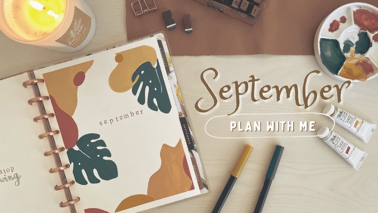 Plan with me | September 2022 bullet journal | DIY planner 🎨✨