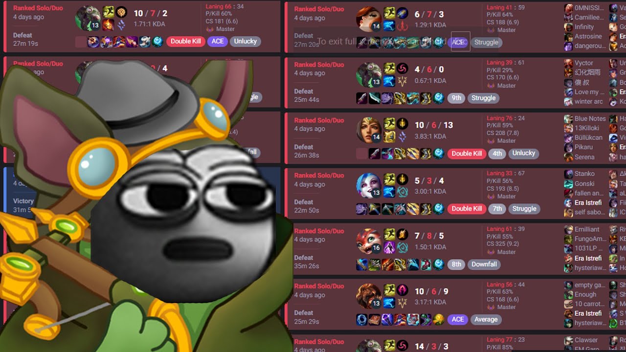 some times you lose (18 losses in one day)