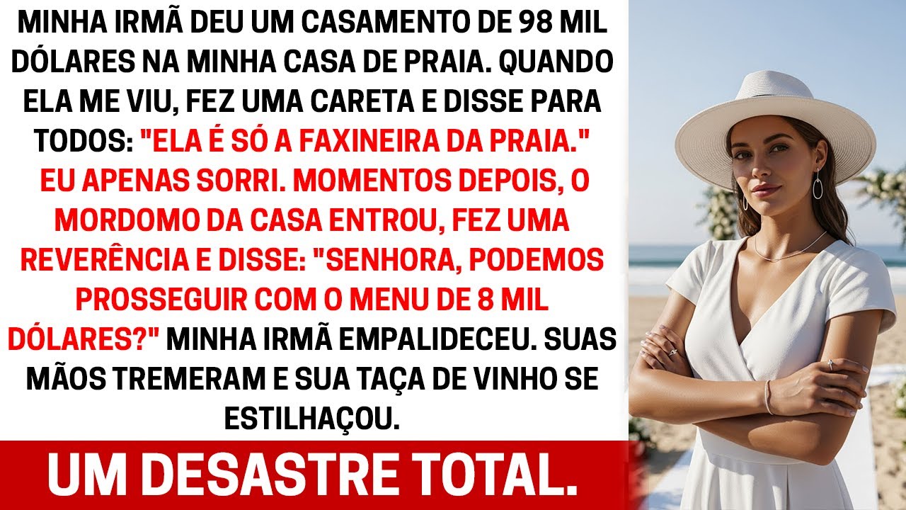 “Minha Irmã Fez um Casamento de US$98 Mil na Minha Casa — E Me Chamou de Faxineira”