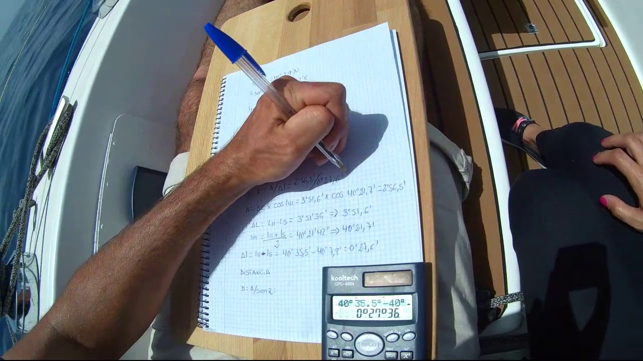 Loxodrómica estima inversa