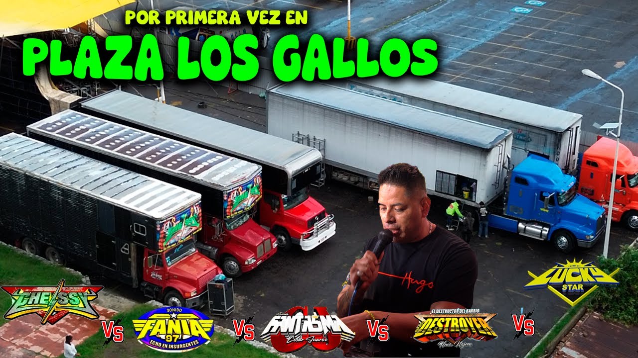 SONIDO FANTASMA vs FANIA 97 vs LUCKY STAR vs DESTROYER vs CHELSSY (PLAZA LOS GALLOS 25) con audio..