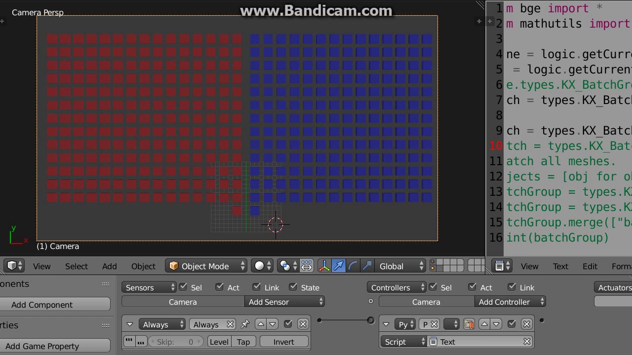 Static Batching test: